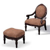 Accent Chair And Ottoman 900021 (CO)