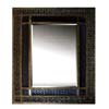 Pewter Finish Mirror with Weave Style 900169 (CO)