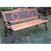 Rose Cast Iron Park Bench 90021 (LB)