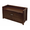 Real Wood Bench with Double Doors 94040(WWFS)