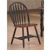 Antique Black/Cherry Arrow Back Chair 9514 (WD)