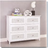 Metal 6 Drawer Dresser AM6D_(WE)