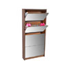 4-Door Mirrored Shoe Rack Cabinet (AZFS)