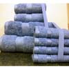 8PC. Set Blue Egyptian Cotton Towels ed8pc (RPT)