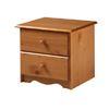 Solid Wood 2 Drawer Nightstand 474_(PI)