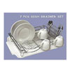 DELUXE 7 PIECE DISH RACK SET CK00107(CKC)