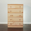 Solid Pine 5-Drawer Chest G4C-P(GC)