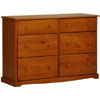 Solid Wood Narrow Double Dresser 540_(PIFS100)