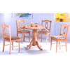 Solid Top Dinning Table With Drop Leaf F2014 (PX)
