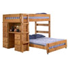 Full/Full Loft Bed w/Desk & Lingerie Chest 3923 (PC)