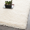 Hand-woven Solo Honey White Shag Rug 10761070(OFS)