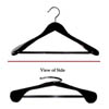 Libra Wide Shoulder Suit Hanger Midnight Black LBB8852 (PMF)