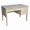 Parawood Writing Desk with 3 Drawer (WFFS)