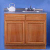 Oak Finish Sink Cabinet SBW42 (ARC)