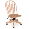 Unfinished Steambent Office Chair TOP-1206/CB-1 (IC)
