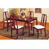 5 Pcs Cherry Finish Queen Ann Dinette Set 6302(ABCui)