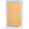 2 Door & 2 Drawer Wardrobe WD117 (ES)