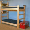 Solid Wood Adult Bunk Bed 1000 Lbs Wt. Capacity