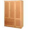 3-Door and 2 Drawer Wardrobe HIF41(HO)