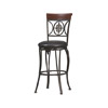 Fleur De Lis Counter Stool 24 In. 02732MTL(LNFS)