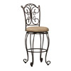 Gathered Back Bar Stool 30 In. 02791MTL(LNFS)