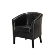 Simon Black Club Chair 36077BLK-01-AS-U (LN)