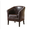 Simon Brown Club Chair 36077BRN-01-AS-U (LN)