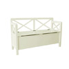 Anna Storage Bench Antique White 86101C147-A-KD-U (LN)