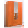 3 Door Wardrobe w/Mirror B76W2 (PK)