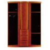 Wardrobe with Bar and Mirror  P176W (PK)