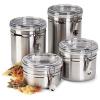 4 Piece Stainless Steel Canister Set CS10067(HDS)