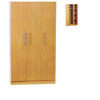 Solid Door Bedroom Armoire Closet W338(WPFS)