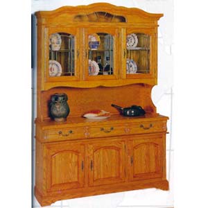 Oak Buffet & Hutch 1003-60 (WD)