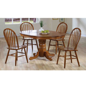 5-Pc Medium Oak Dinette Set 1004-25/05 (WD)