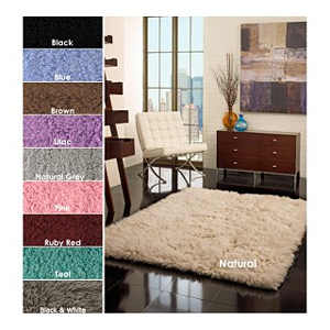 Hand-woven Alexa Standard Flokati Wool Shag Rug 11772821(OFS