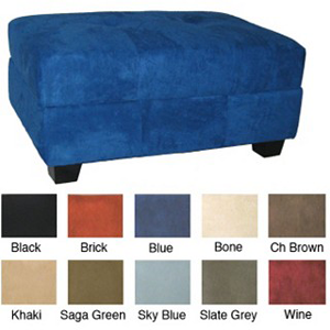 Vanderbilt Microfiber Suede Storage Ottoman 12271383(OFS125)