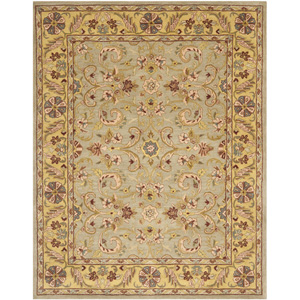 Handmade Heritage Kerman Grey/ Gold Wool Rug 14811744(OFS)