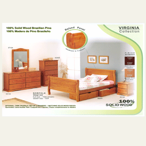 Norfolk Sleigh Bed 1544 (PI)