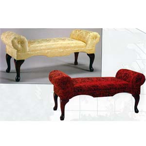 Beige/Wine Bench 1680 (WDFS50)