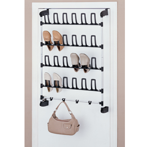12 Pair Over The Door Shoe Rack 17717(OIFS17)