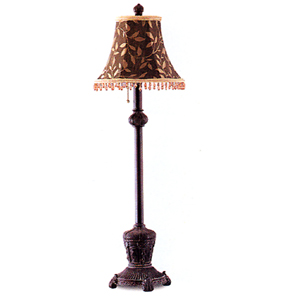 Antique Verde Finish Table Lamp 1970 (CO)