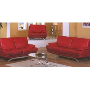 Top Grain Leather Mate Living Room Set 2020 (WD)