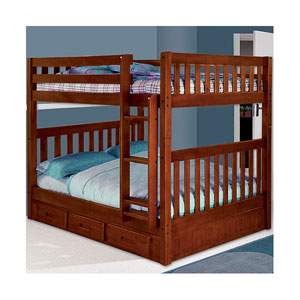 Solid Wood Weston Full over Full Bunk Bed 2115/2815(WFFS)