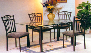 5-Piece Dinette Set 2217S/2227C (PJ)