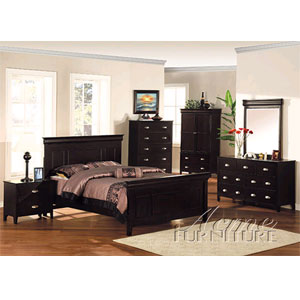 Cape May Espresso Finish Bedroom Set 2384/87/90 (A)