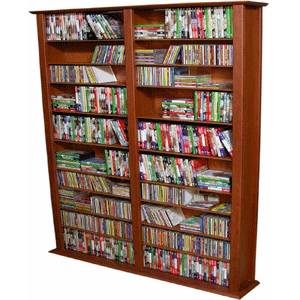 Media Storage Tower-76 Tall Double 2412(VHFS)
