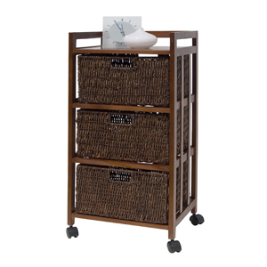 Large 3 Drawer Cart With Casters 24616(OI)