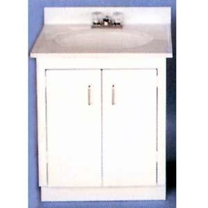 25x19 Metal Vanity Base Cabinet (ARC)