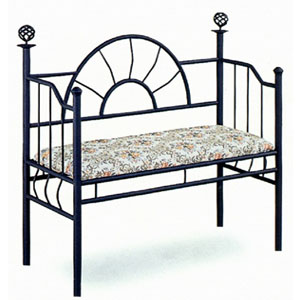 Sunburst Design Bench With Tapestry Seat 2646 (CO)