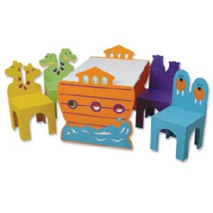 Noahs Ark Table & 4 Chairs 26914 (KK)